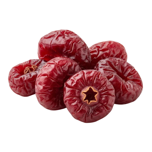 dried cranberries rich in potassium, fiber, vitamin C and iron